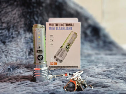 Mini lampe de poche LED multifonction super lumineuse avec aimant تنزوت