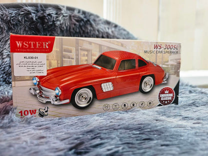 Haut-parleur audio Bluetooth sans fil En forme de Voiture Vintage , Carte mémoire , appels , AUX , Clé USB , FM RADIO تنزوت