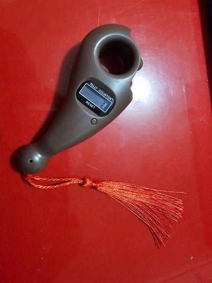 Compteur de doigt perle Tasbih islamique – جهاز تسبيح رقمي محمول، سبحة صلاة مع عداد رقمي تنزوت