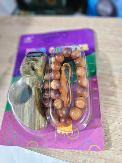 Compteur de doigt perle Tasbih islamique V2 – جهاز تسبيح رقمي محمول، سبحة صلاة مع عداد رقمي تنزوت