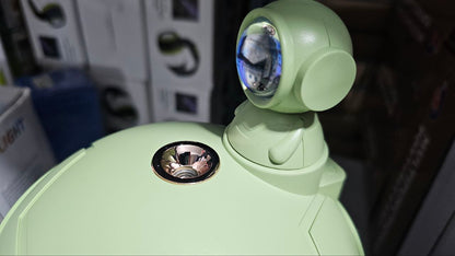 Lampe de coucher de soleil d'astronaute et humidificateur d'air sans fil, diffuseur à batterie Rechargeable1200mAh - تنزوت