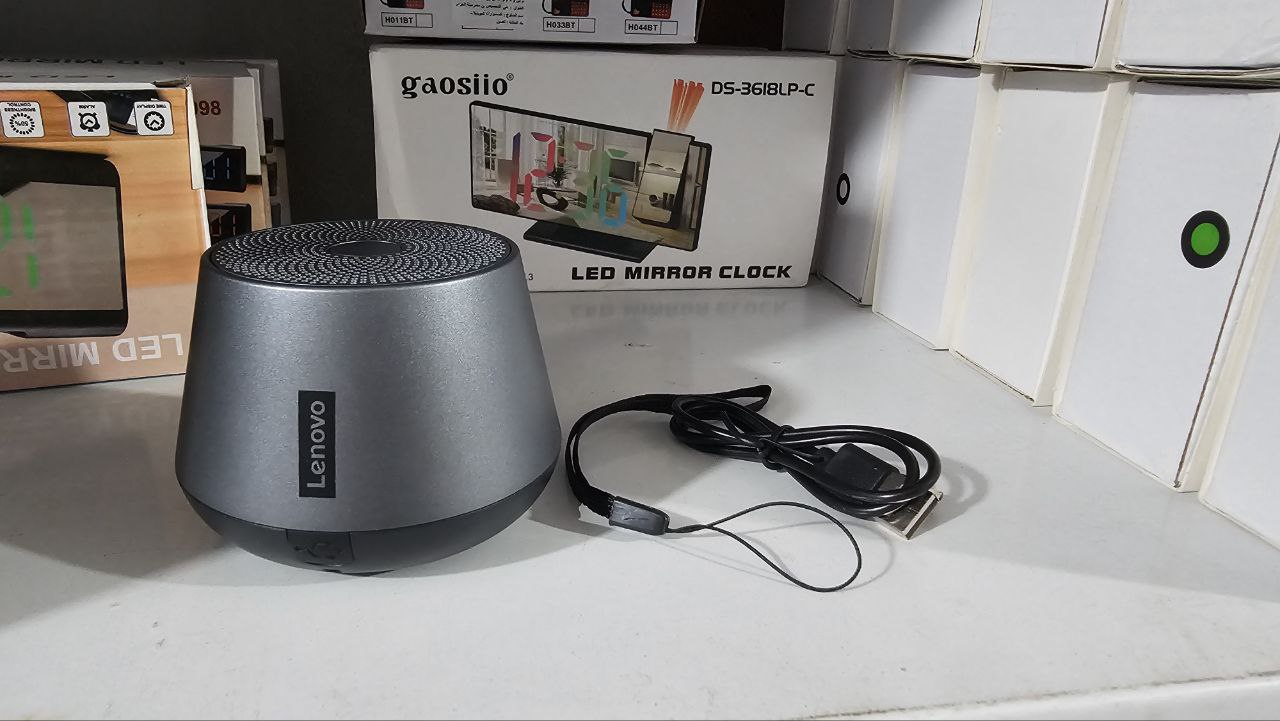 Lenovo K3 Pro -Mini haut-parleur sans fil BT 5.0, portable, son stéréo HiFi, caisson de basses avec microphone, lecteur de musique, extérieur, - تنزوت