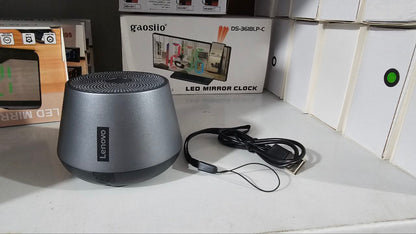 Lenovo K3 Pro -Mini haut-parleur sans fil BT 5.0, portable, son stéréo HiFi, caisson de basses avec microphone, lecteur de musique, extérieur, - تنزوت
