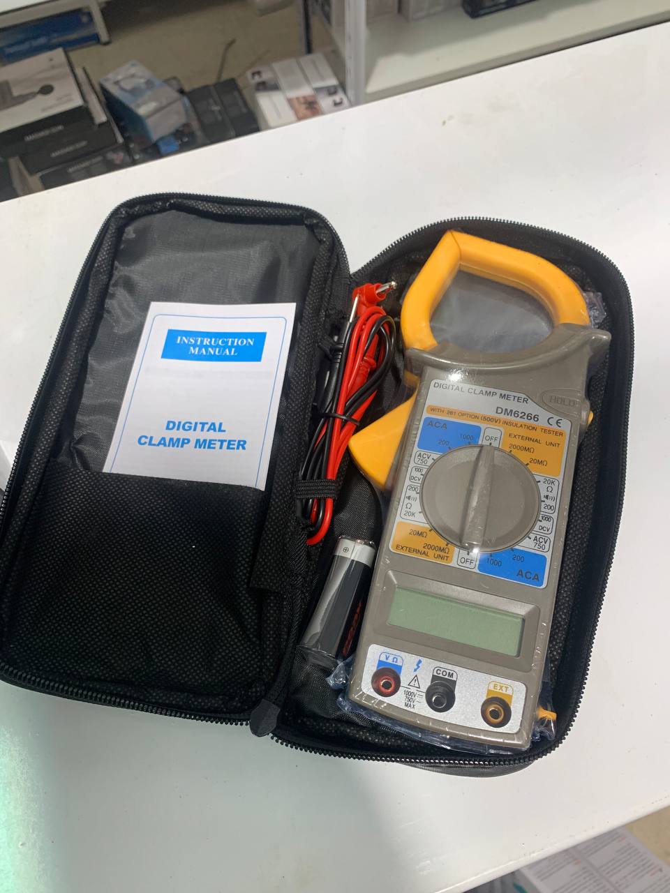 Multimètre à pince numérique Portable DM-6266 تنزوت