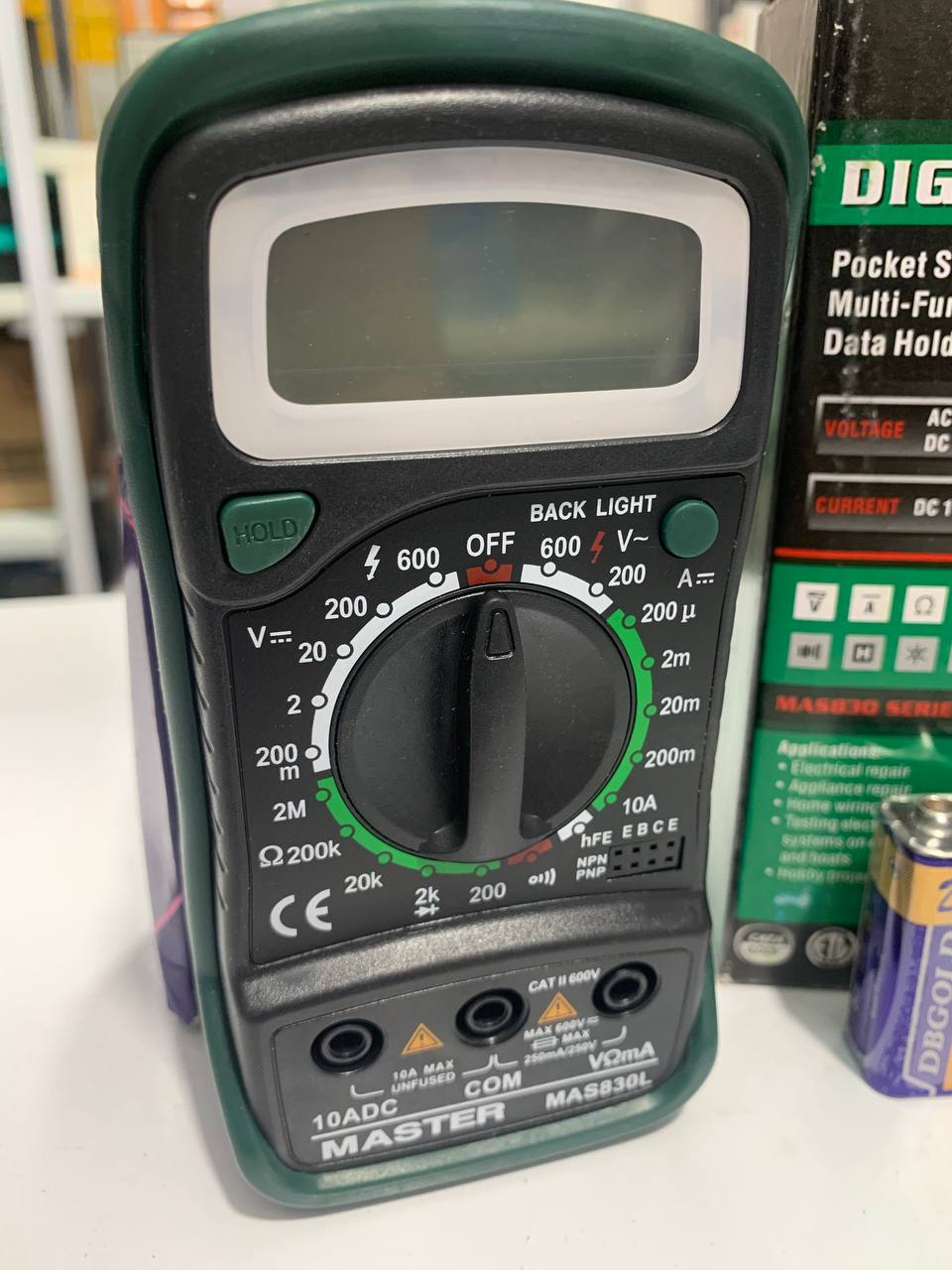 Multimètre numérique de poche Biens 830L, testeur de tension AC/DC MASTECH-MAS830L تنزوت