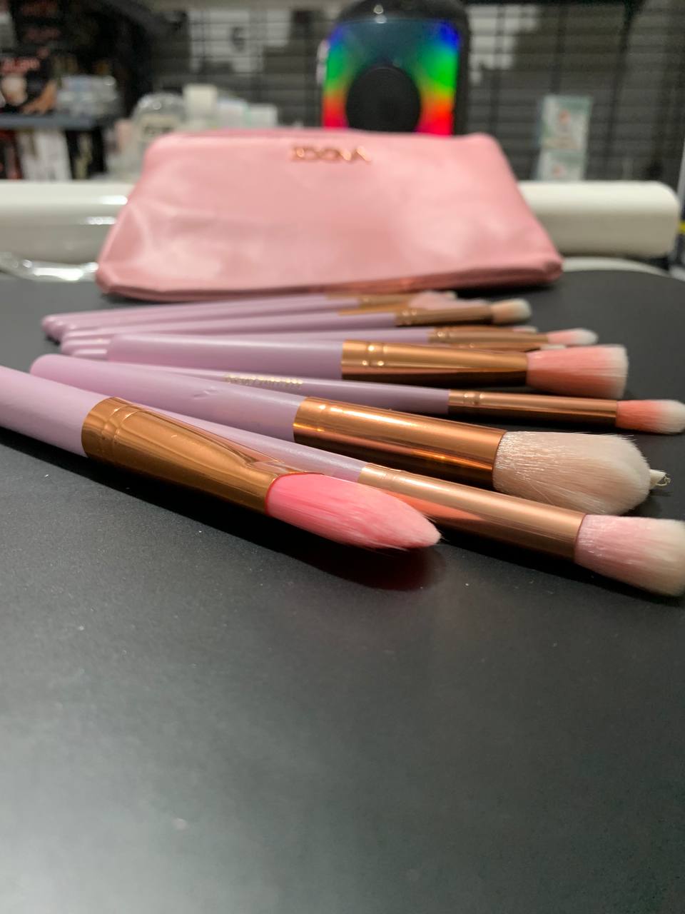 Lot de 15 Pinceaux zoeva professionnels avec trousse تنزوت