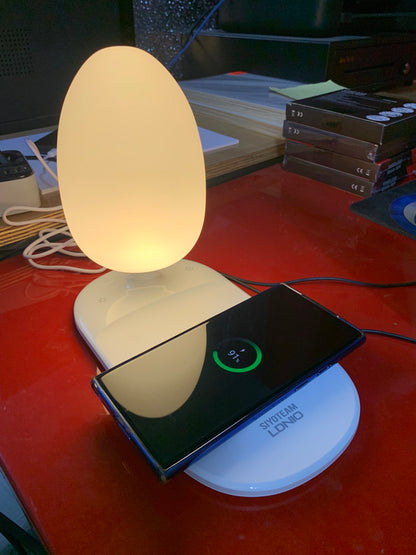 Veilleuse à luminosité réglable, chargeur de téléphone sans fil LDNIO Y3 - تنزوت