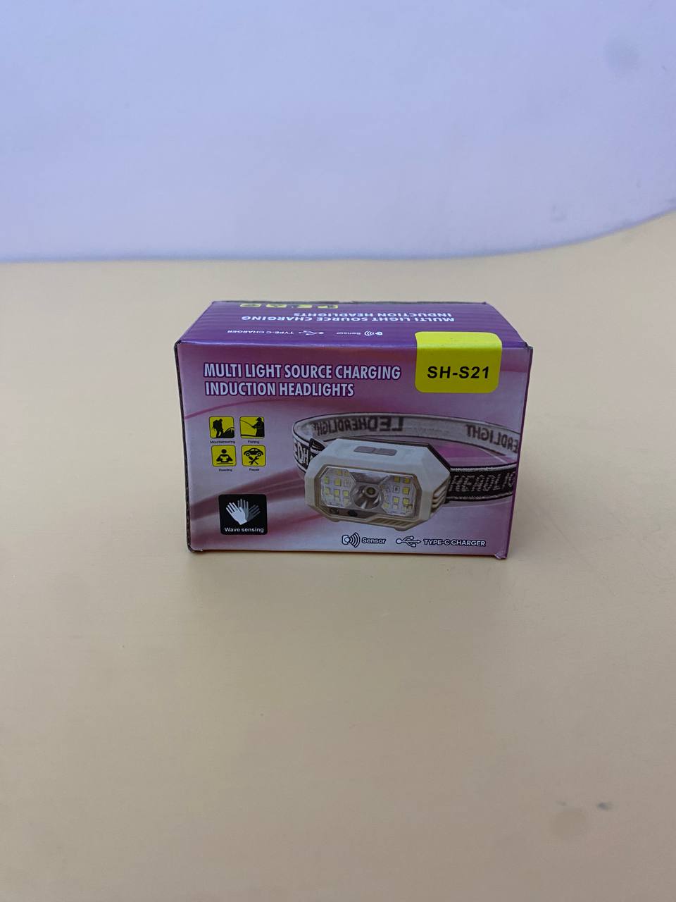 Lampe de Tête à Mouvement Rechargeable SH-S21 تنزوت
