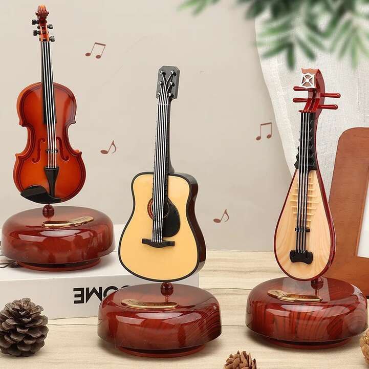 Mini instrument de musique rétro OUD, boîte à musique Décoration تنزوت