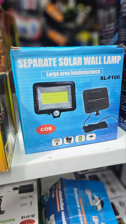 Lampe projecteur solaire LED et détecteur de mouvement 5W IP44 - SL-F100 - تنزوت