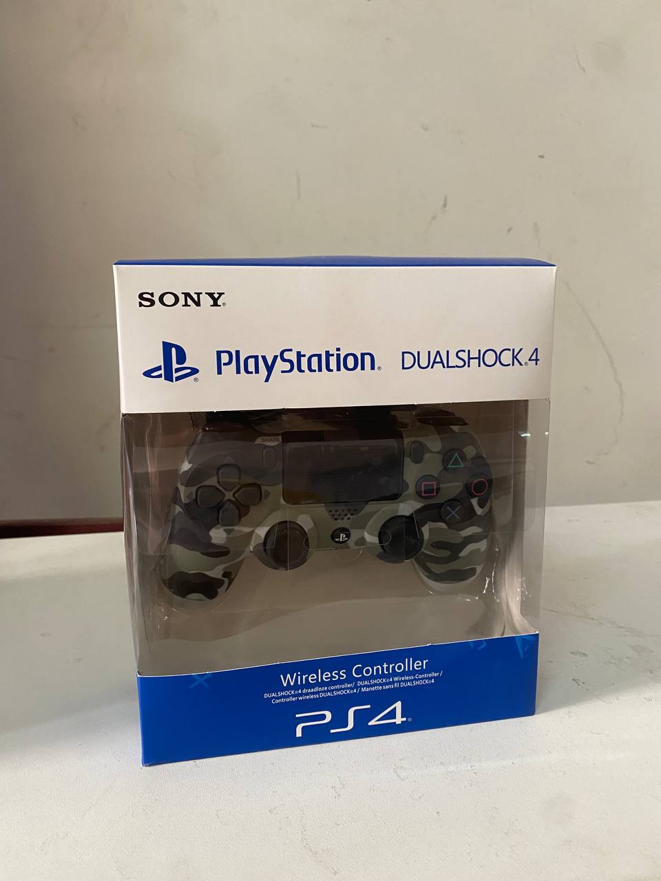 SONY DualShock Manette PS4 Sans Fil, Batterie Rechargeable (High Copy) – Gris Camouflage