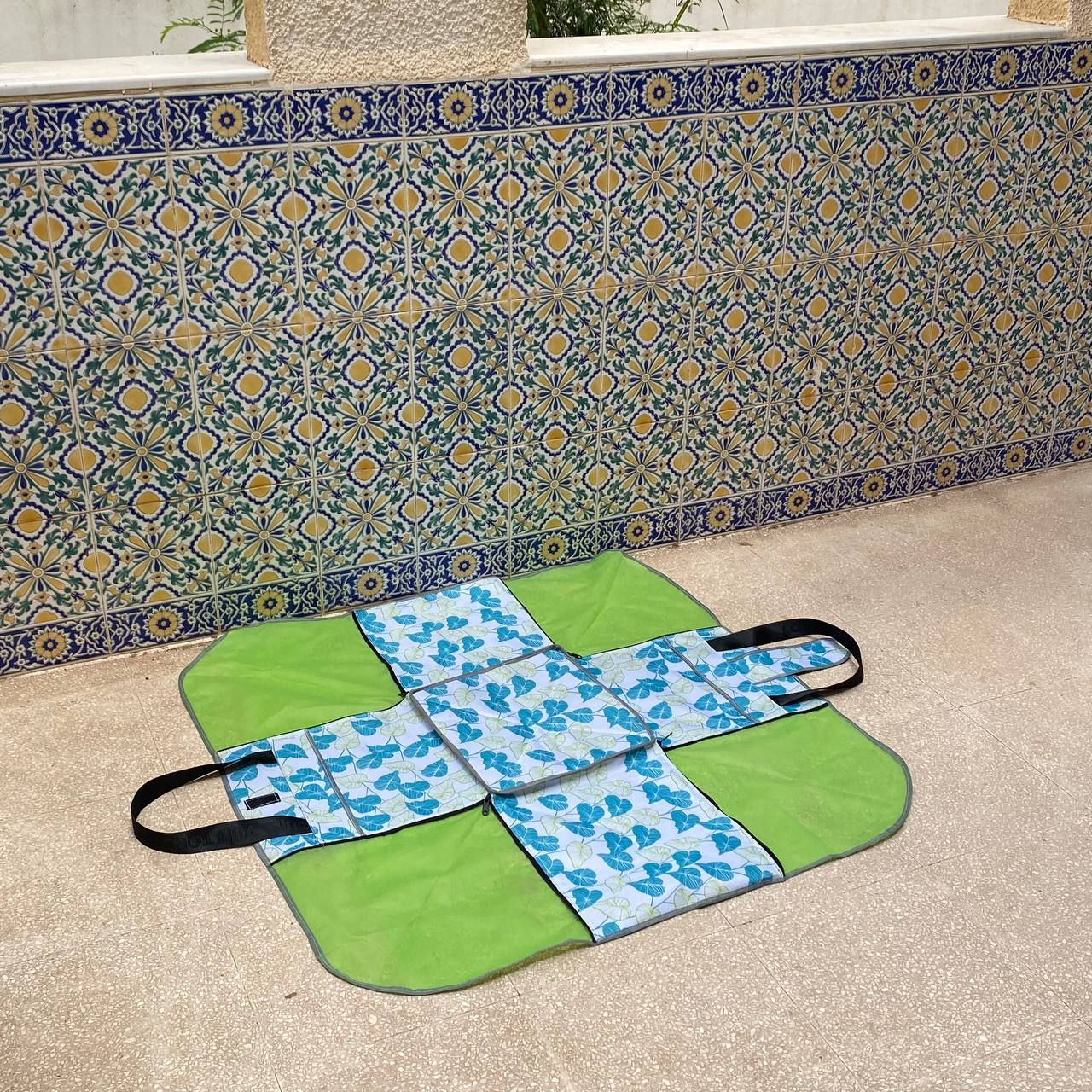 Sac de Camping Transformable en Tapis, Grande Capacité تنزوت