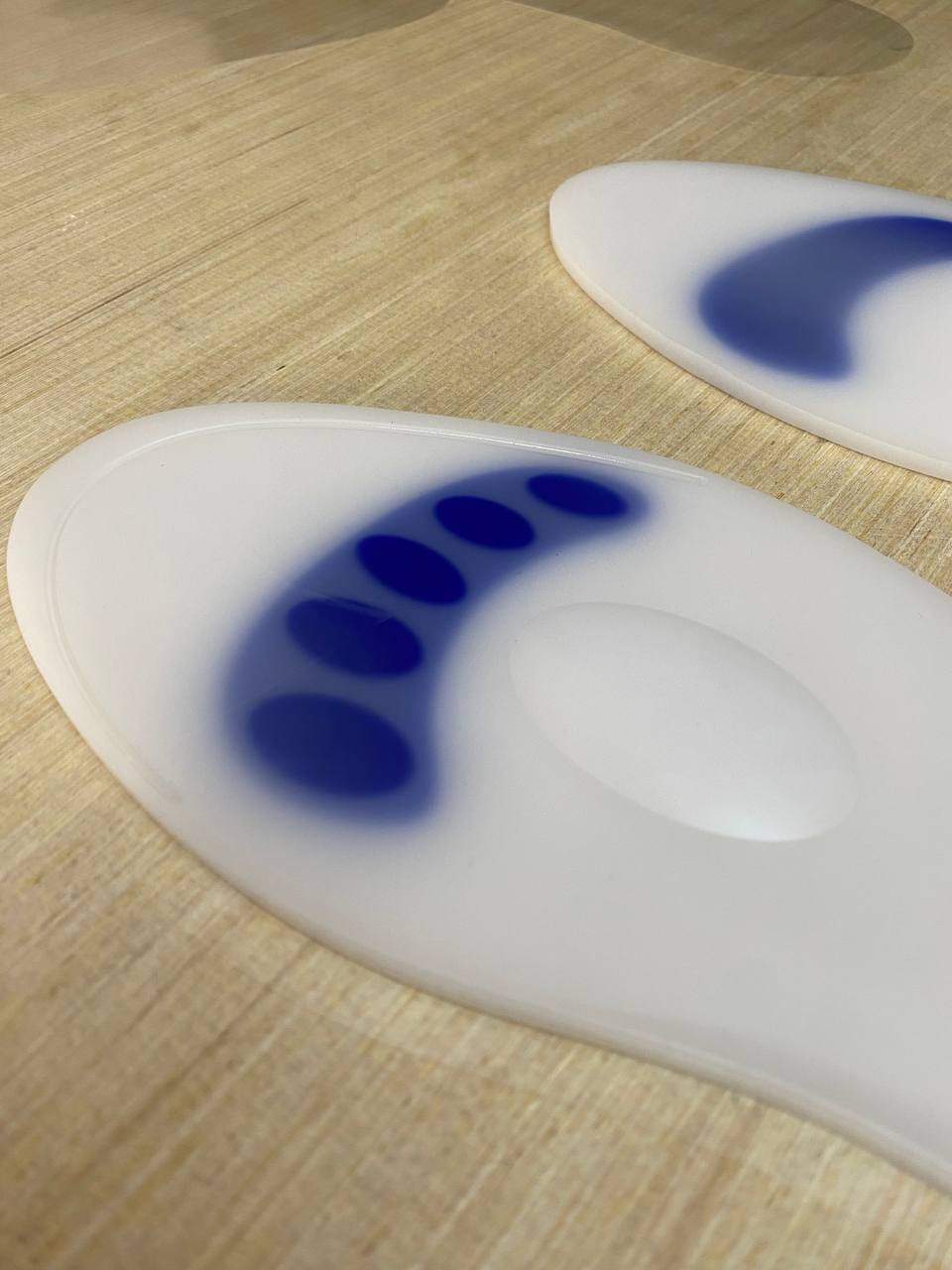 Paire de semelles en silicone souple coussinet complet pour les pieds تنزوت