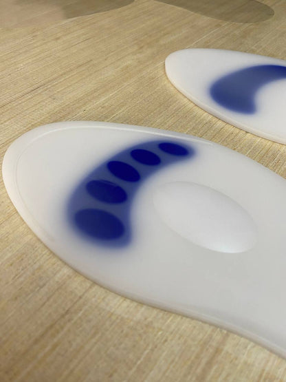 Paire de semelles en silicone souple coussinet complet pour les pieds تنزوت