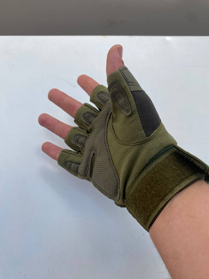 Gants de Moto antidérapants demi-doigt v2 تنزوت