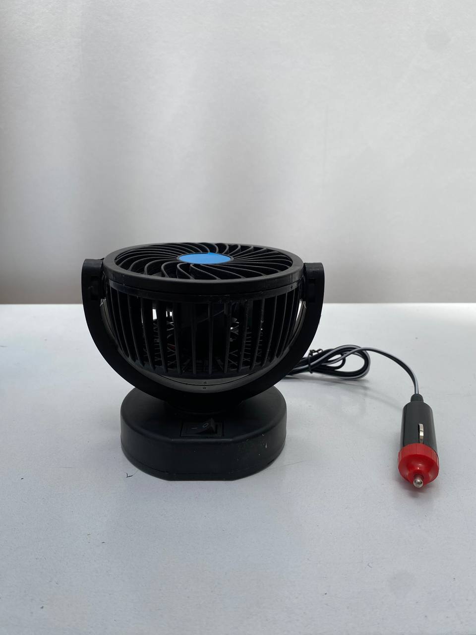 Ventilateur électrique 12V pour tableau de bord de voiture, rotatif à 360 degrés - تنزوت
