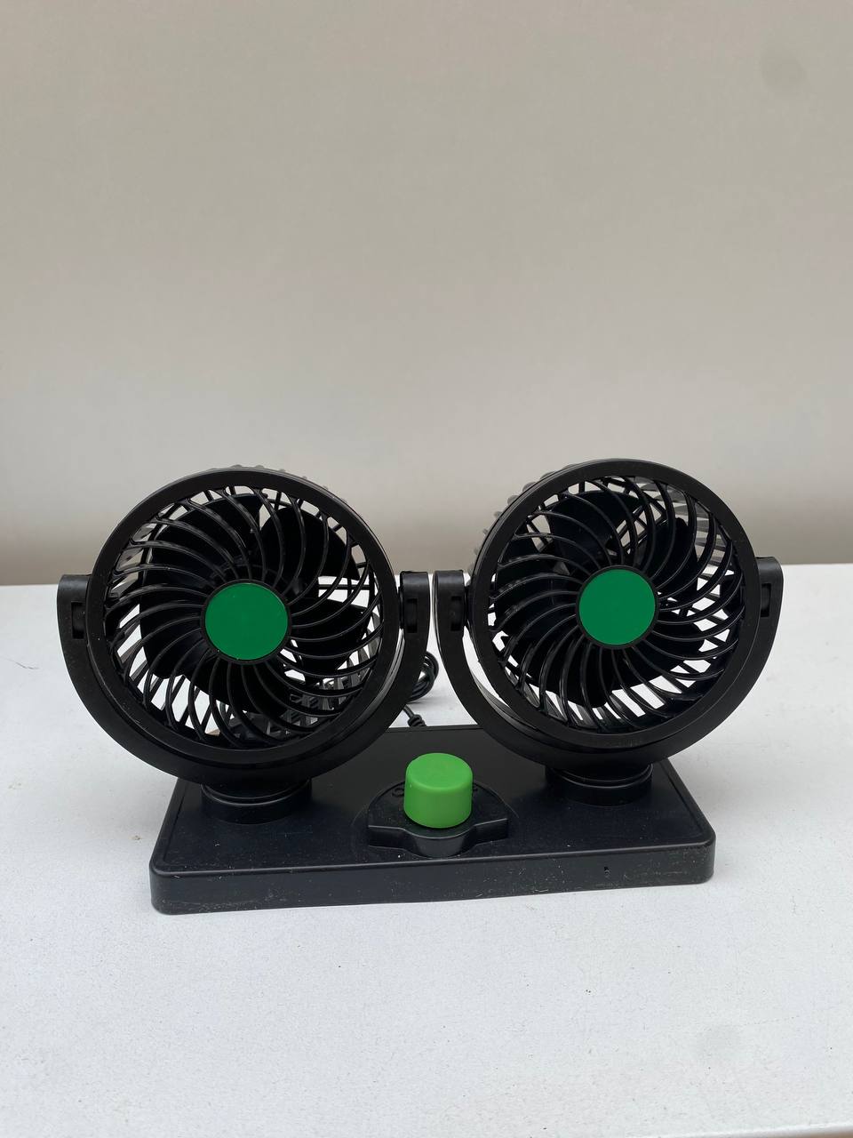 Double Ventilateur électrique pour voiture 2 vitesses rotatif à 360 degrés - تنزوت