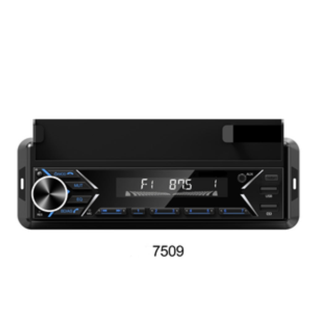 Poste radio BT In-dash 1 Din Fm Aux-in Récepteur SD USB avec support de téléphone - تنزوت