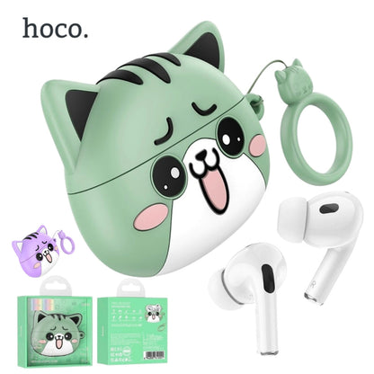 Hoco Écouteurs Sans Fil stéreo Bluetooth 5.3 + Case Forme De Chat TWS EW 48 - تنزوت