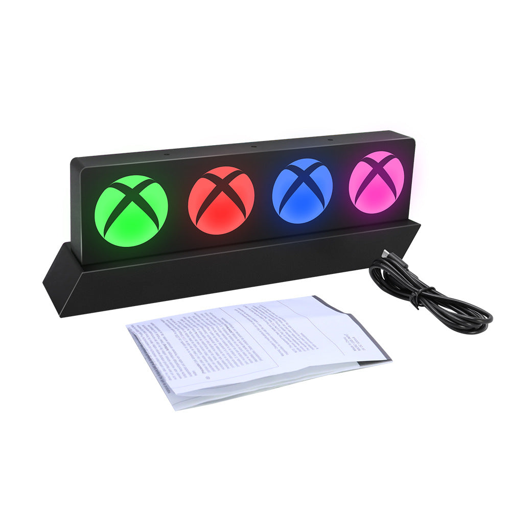 Lampe D’éclairage LED Xbox Icons Avec 3 Modes D’éclairage – Éclairage Couleur Interactif Avec Musique - تنزوت