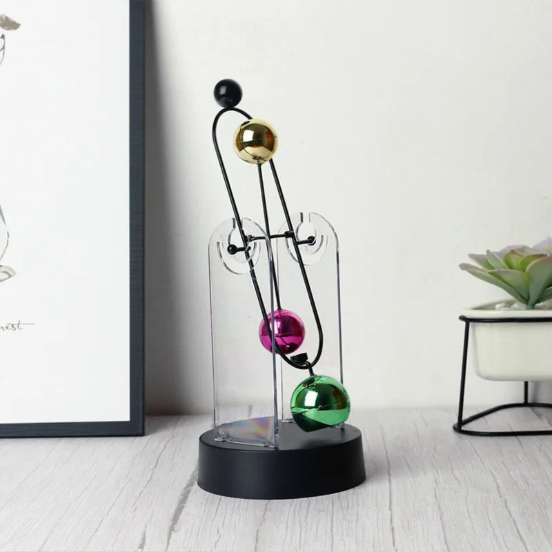 Boule d'équilibre de bureau à mouvement perpétuel,décor anti-stress تنزوت