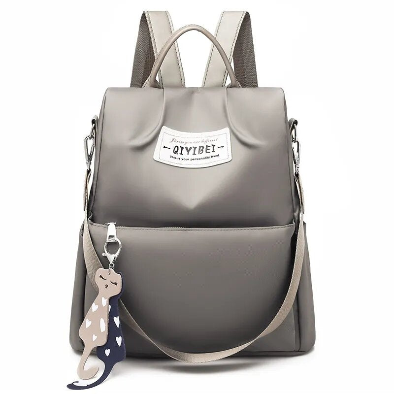 Sac à dos oxford Antivol étanche Pour Femme - Gris تنزوت