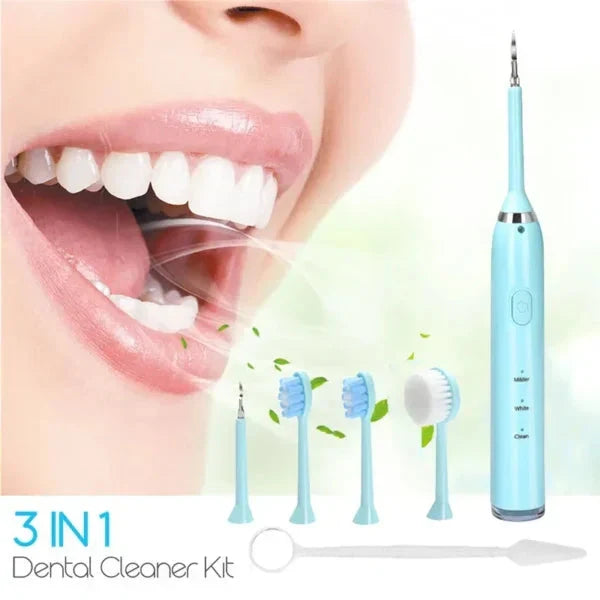 Détartreur dentaire et brosse à dents Électrique 5 Modes avec Miroir – قشارة الأسنان وفرشاة الأسنان الكهربائية 5 أوضاع مع مرآة تنزوت