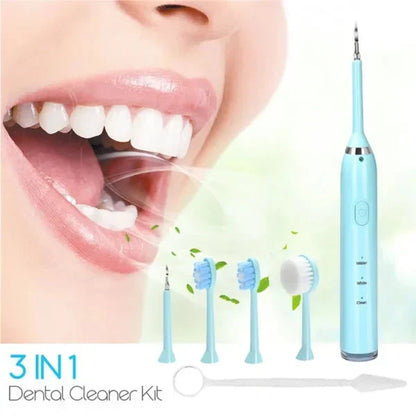 Détartreur dentaire et brosse à dents Électrique 5 Modes avec Miroir – قشارة الأسنان وفرشاة الأسنان الكهربائية 5 أوضاع مع مرآة تنزوت
