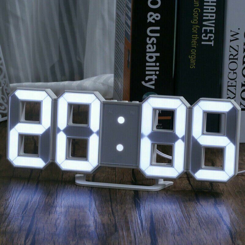 Horloge Murale numérique LED 3D - تنزوت