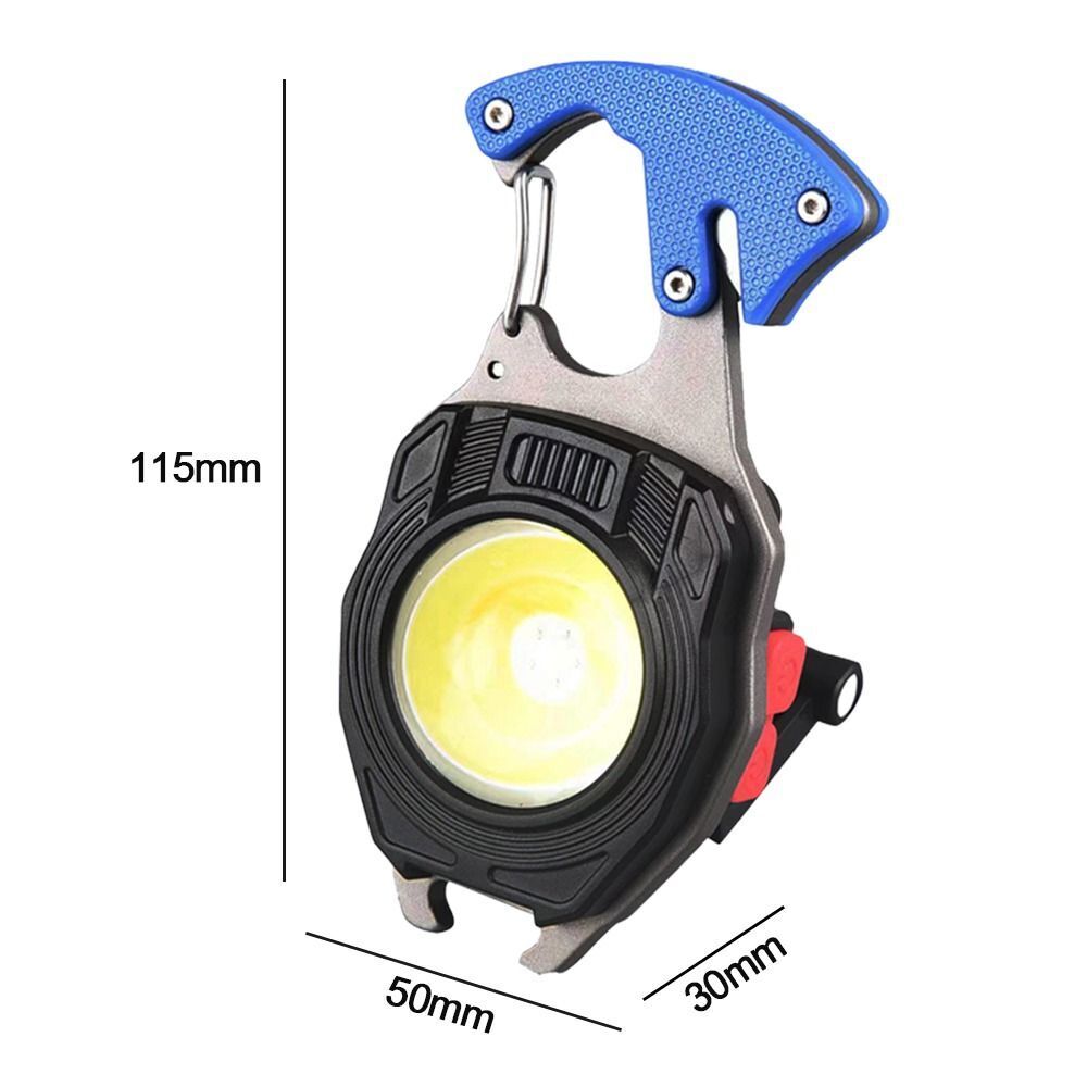 lampe de poche multifonctionnelle étanche Rechargeable à LED en alliage d'aluminium تنزوت