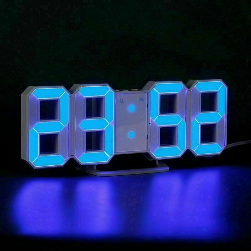 Horloge Murale numérique LED 3D - تنزوت