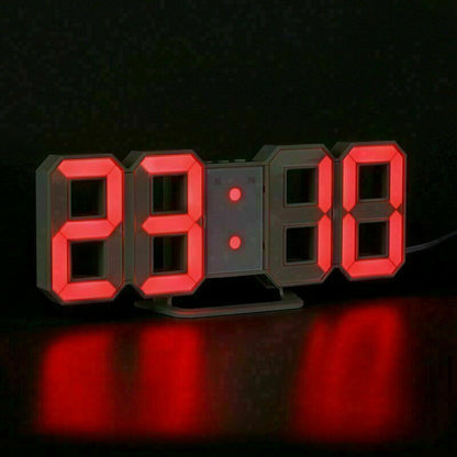 Horloge Murale numérique LED 3D - تنزوت