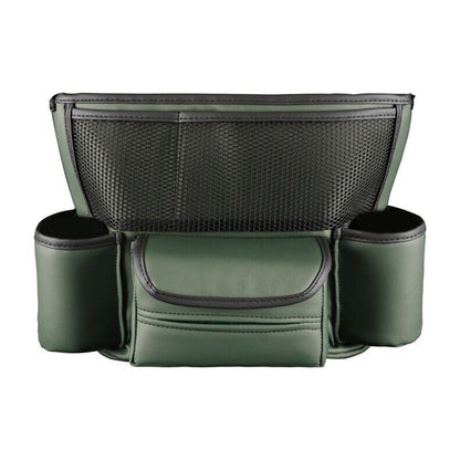 Sac de rangement central en cuir pour siège avant de voiture - تنزوت
