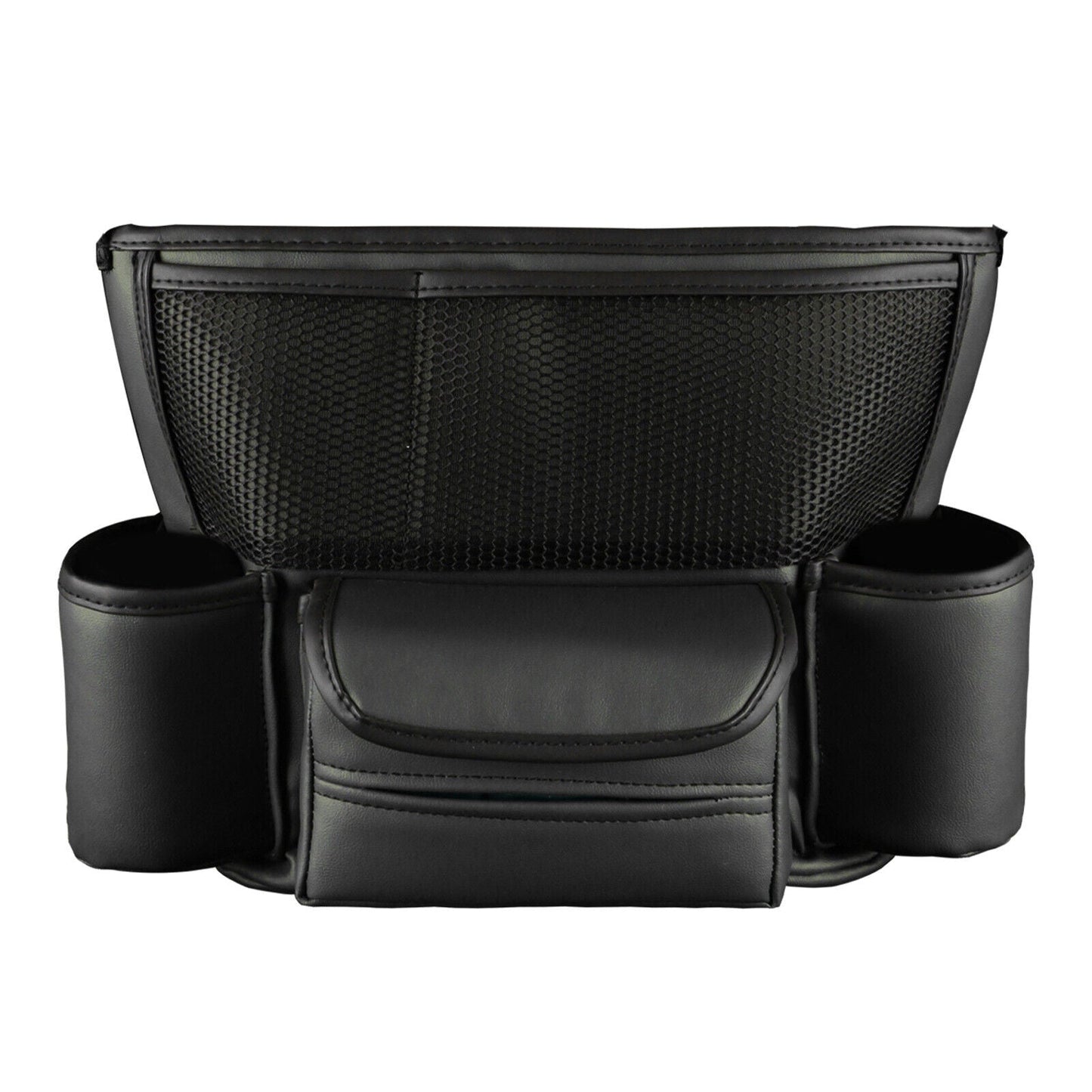 Sac de rangement central en cuir pour siège avant de voiture - تنزوت