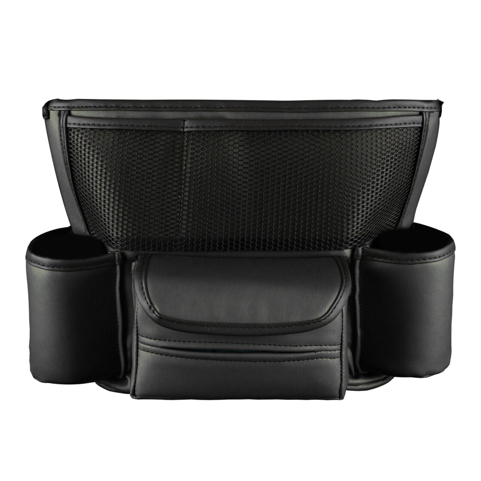 Sac de rangement central en cuir pour siège avant de voiture - تنزوت