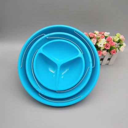 Bol torsadé pliable à 3 niveaux pour les trempettes et les bonbons تنزوت