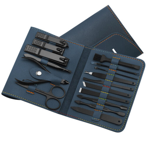 Ensembles 16 pcs de coupe-ongles professionnels en acier inoxydable تنزوت
