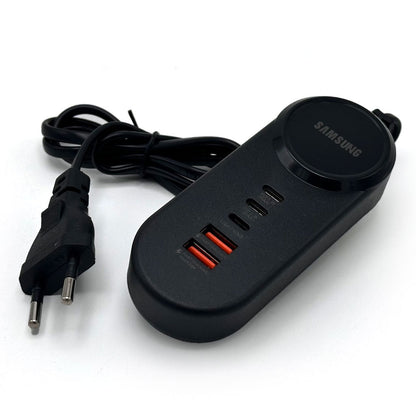 Power Socket Charge rapide Samsung, 25 W 5 Ports Type-C USB Lightning – مقبس شحن سريع سامسونغ تنزوت