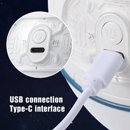 Humidificateur d'air électrique Spacecraft avec lumière LED تنزوت