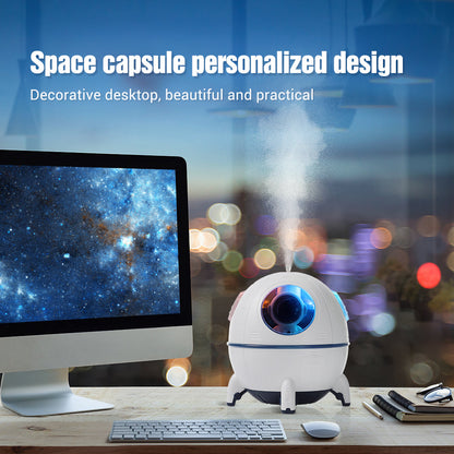 Humidificateur d'air électrique Spacecraft avec lumière LED تنزوت
