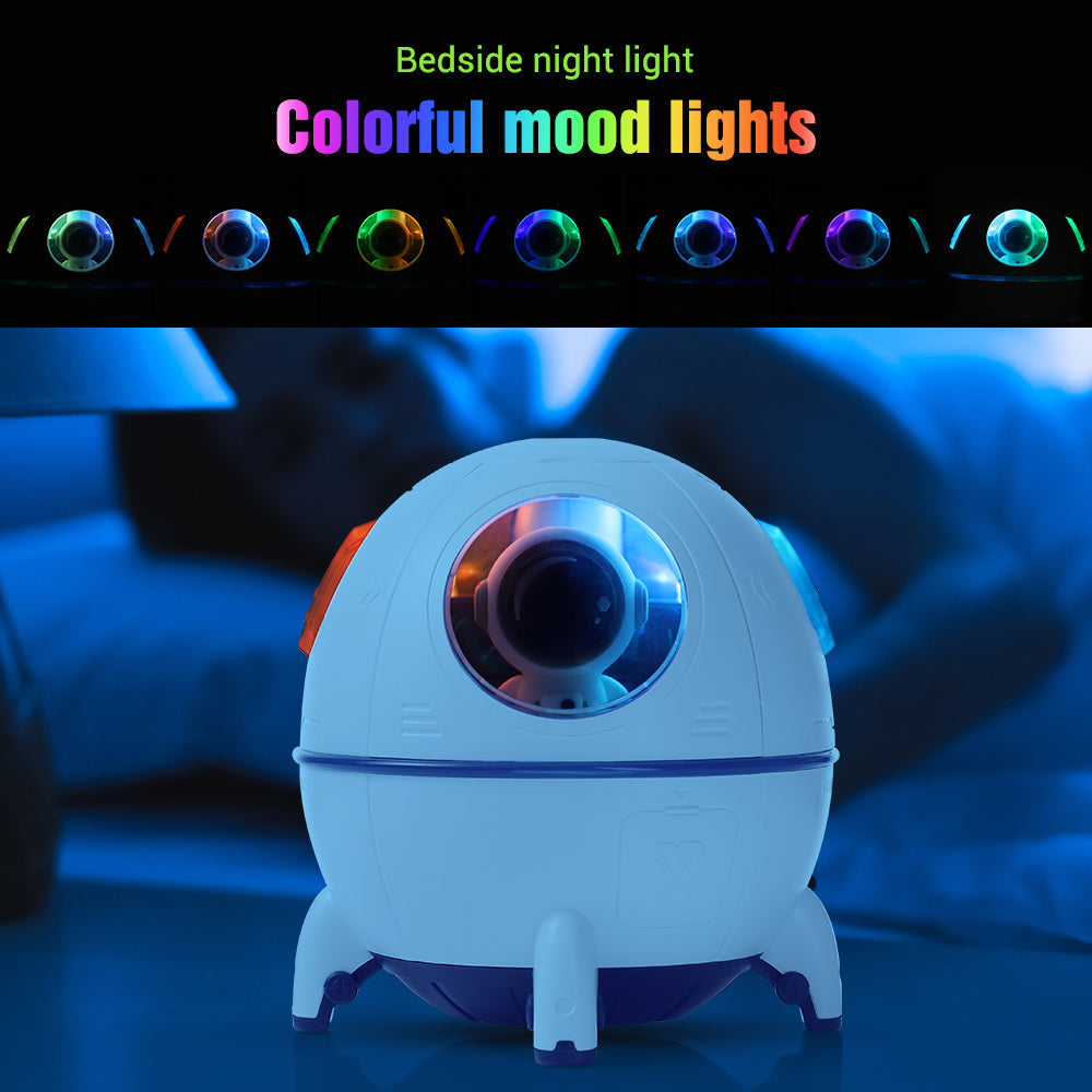 Humidificateur d'air électrique Spacecraft avec lumière LED تنزوت