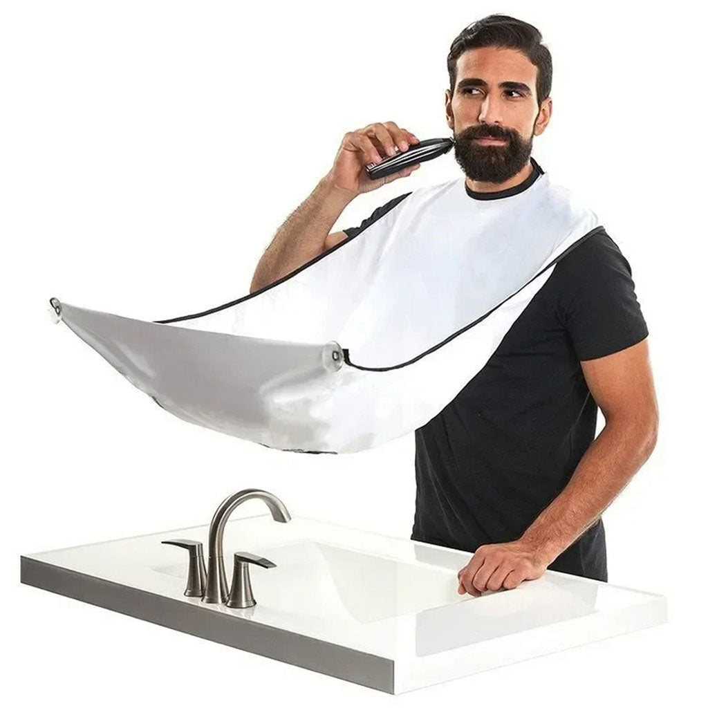 Bavoir à Barbe Pour Homme Tissue Imperméable – مأزر حلاقة يثبت على المرآة تنزوت