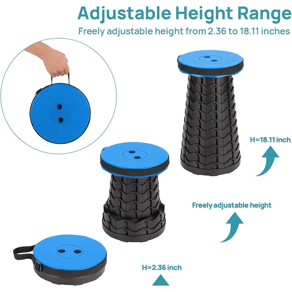 Tabouret Télescopique Portable pour Camping et Sorties – كرسي تليسكوبي محمول تنزوت