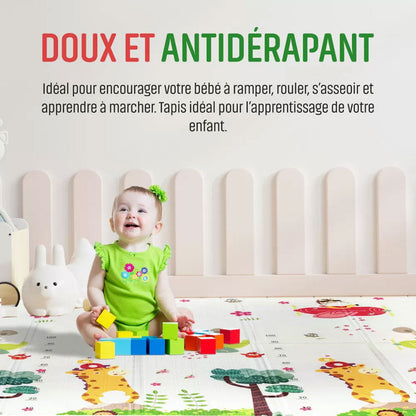 Tapis de jeu pour bébé pliable mousse XPE double face imperméable تنزوت