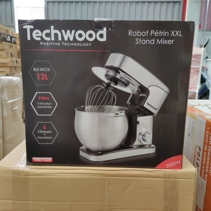 Techwood Robot Pétrin Professionel 12L 2000W TRO-1226 تنزوت
