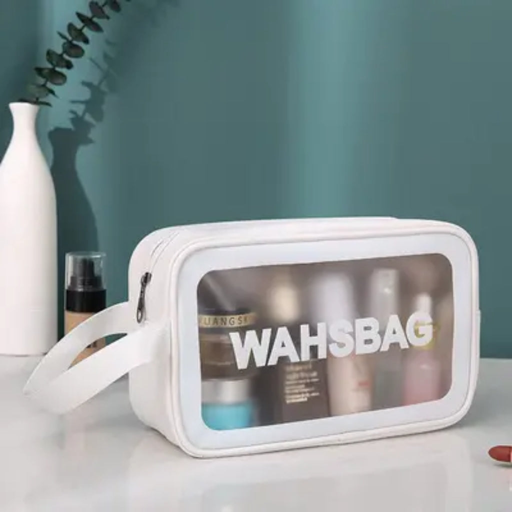 Trousse de Douche Wash-bag transparent, étanche تنزوت