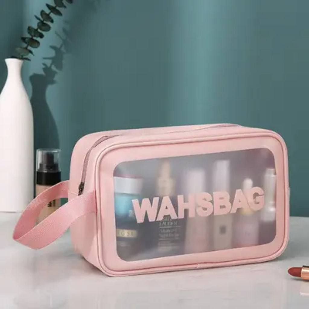 Trousse de Douche Wash-bag transparent, étanche تنزوت